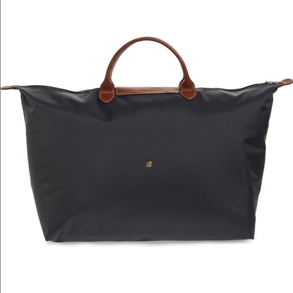 NWT longchamp pilage tote-gunmetal